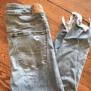American Eagle high-rise jegging crop